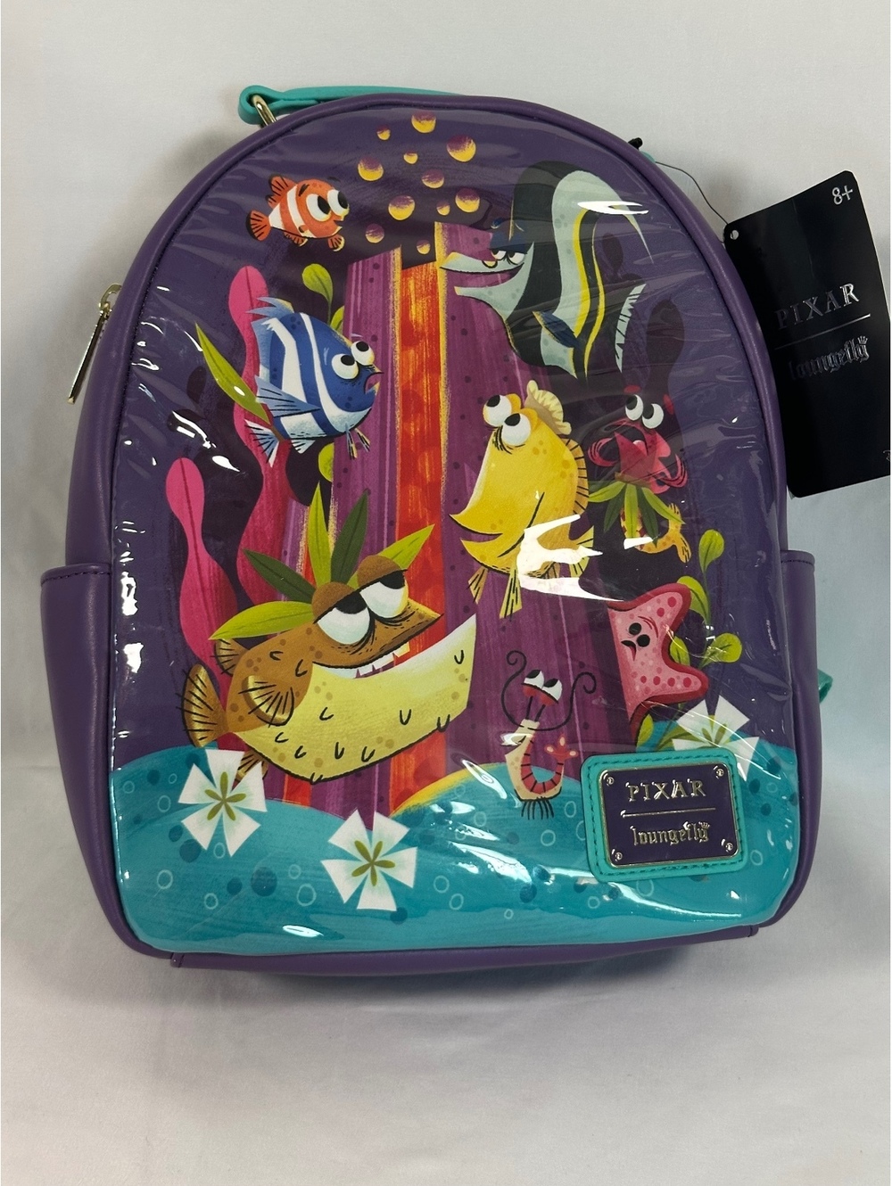 Loungefly Pixar Finding Nemo Ring of Fire Mini Backpack NWT